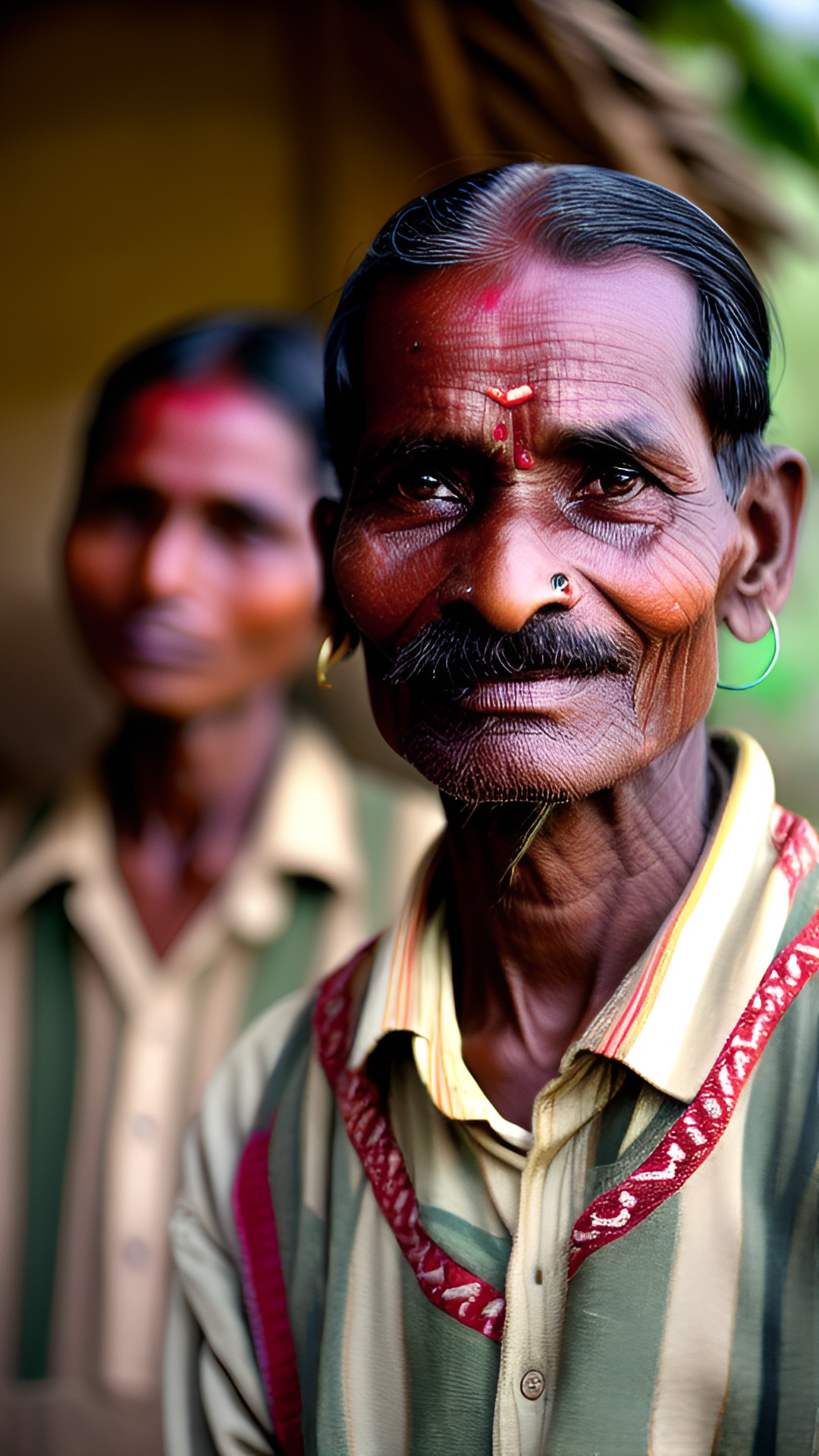 hi resolution portrait of indian villagers, in pradesh, f3.5, natural lighting preview