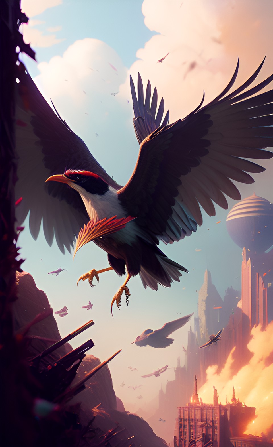 bird explosion preview