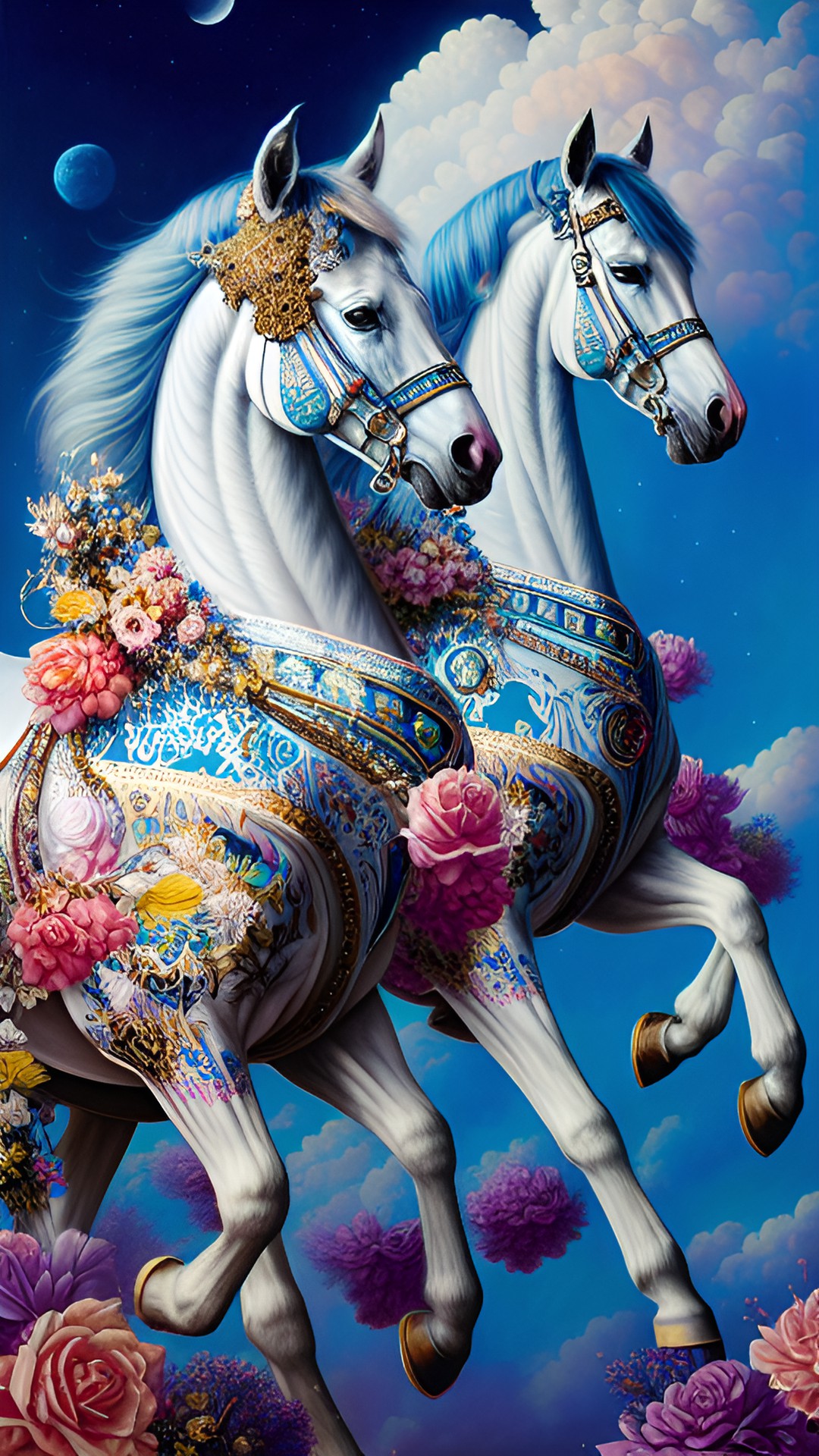 royal white horses preview