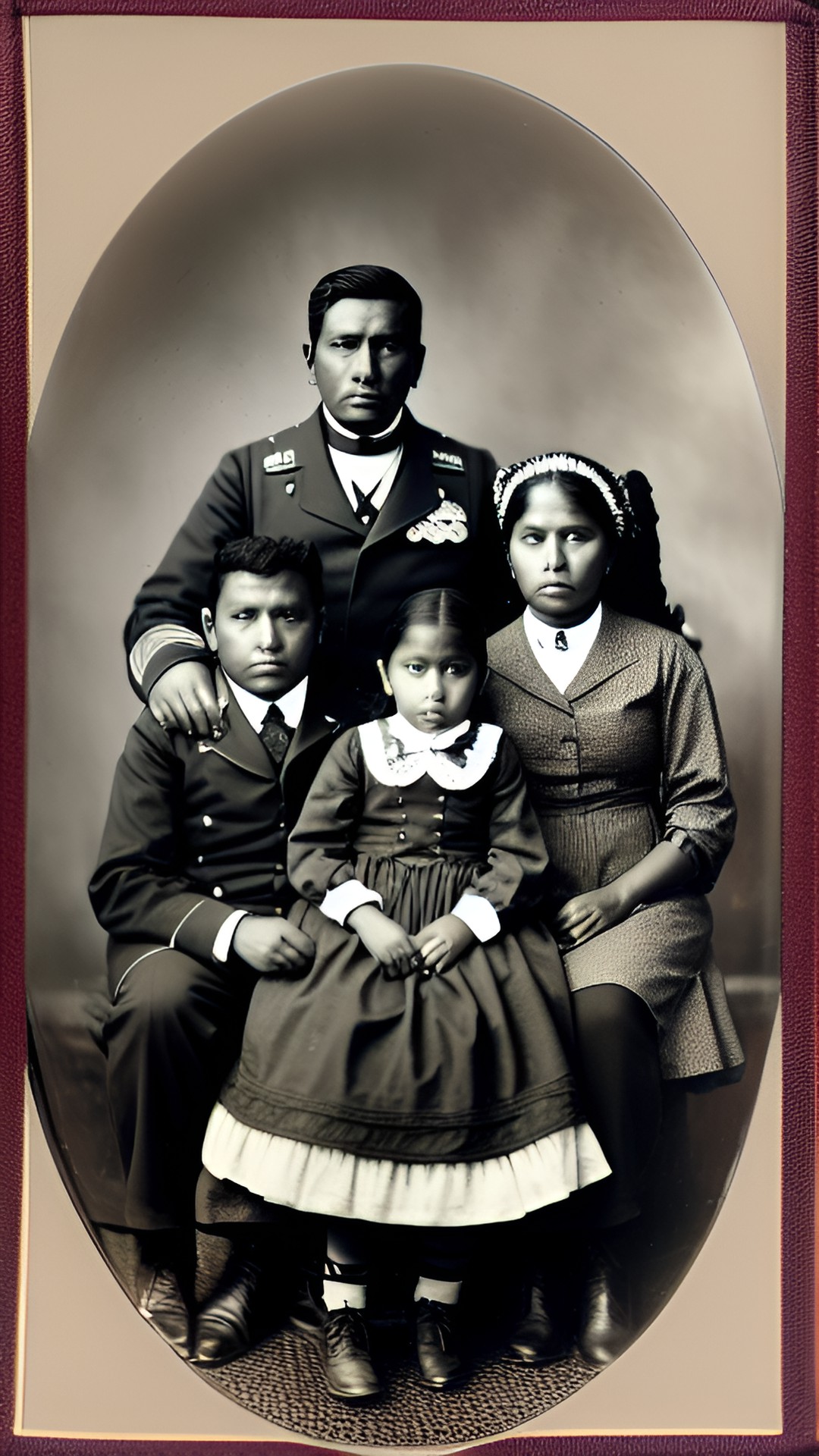 MA war fam - mexican american war refugees family preview