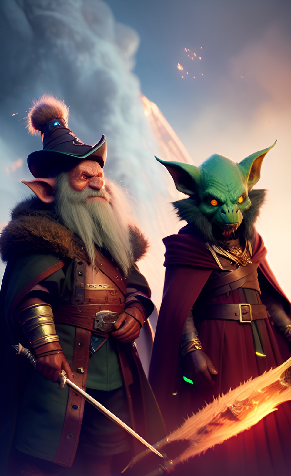 goblin and wizard preview