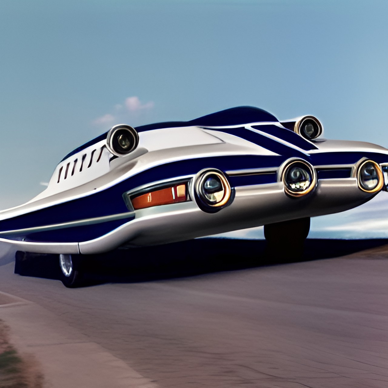 Flying Car - flying oldsmobile car preview