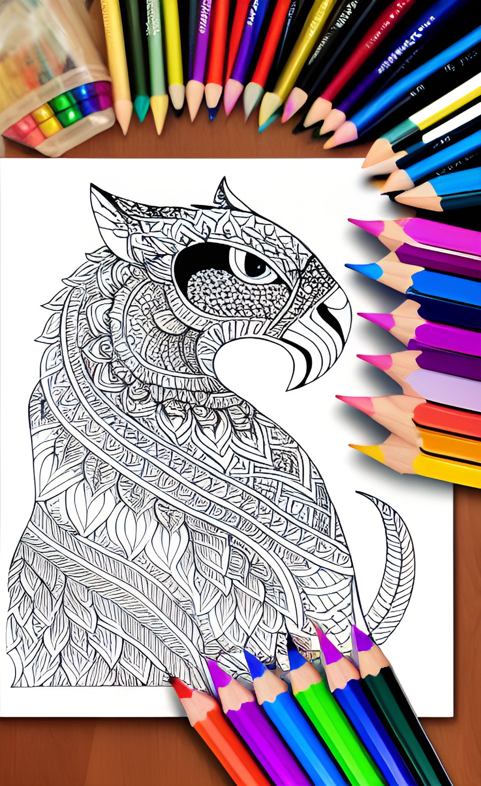 intricate coloring page to keep my kid busy at 8am on a tuesday preview