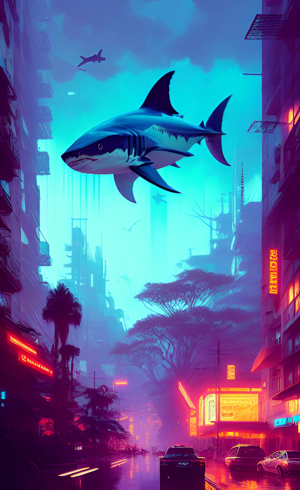 🔥🦈 synthwave preview