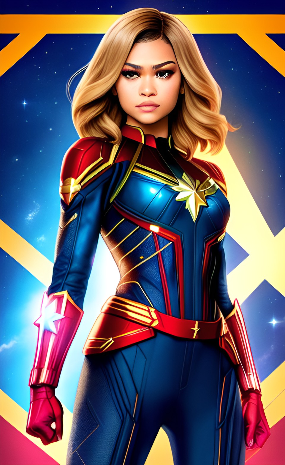 zendaya is captain marvel preview