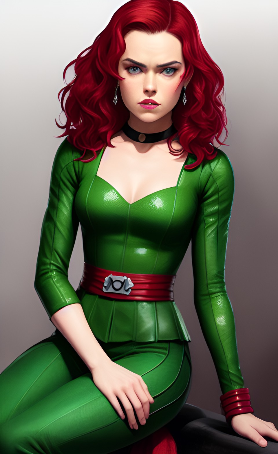 daisy ridley is poison ivy preview