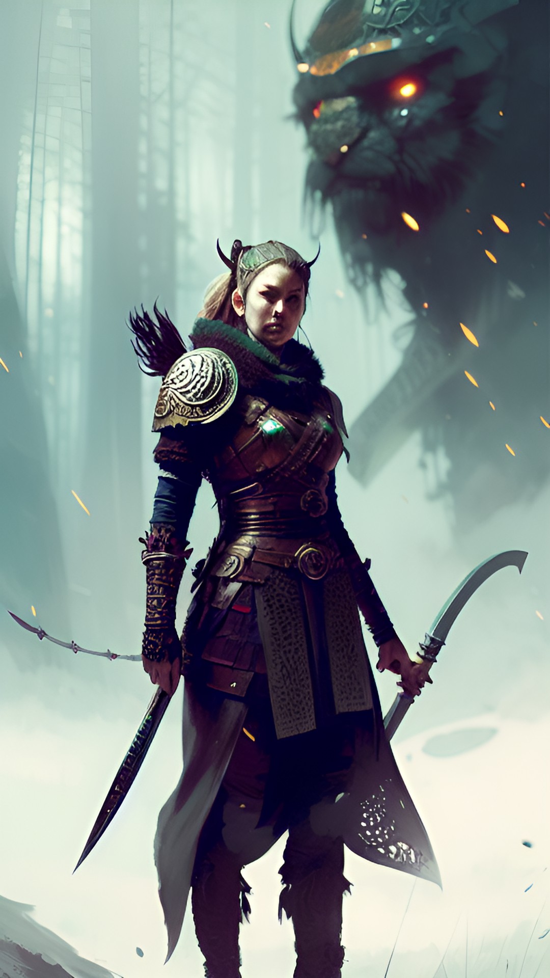 viking warrior woman preview