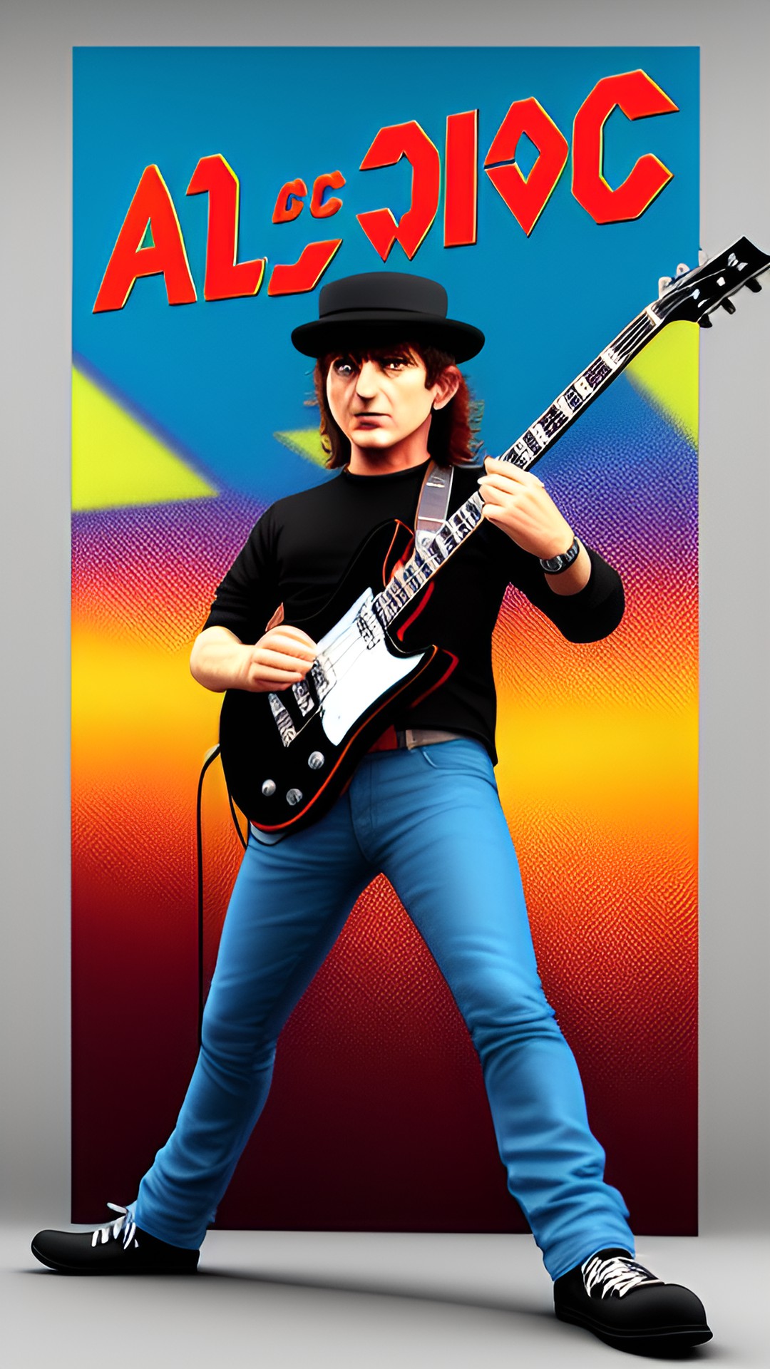 ac/dc, 3d style, color preview