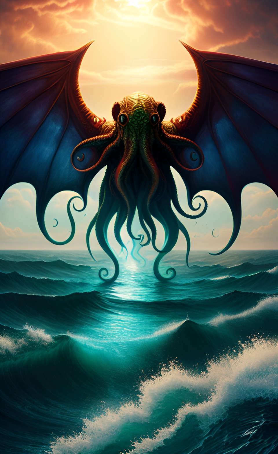 cthulhu in the ocean preview