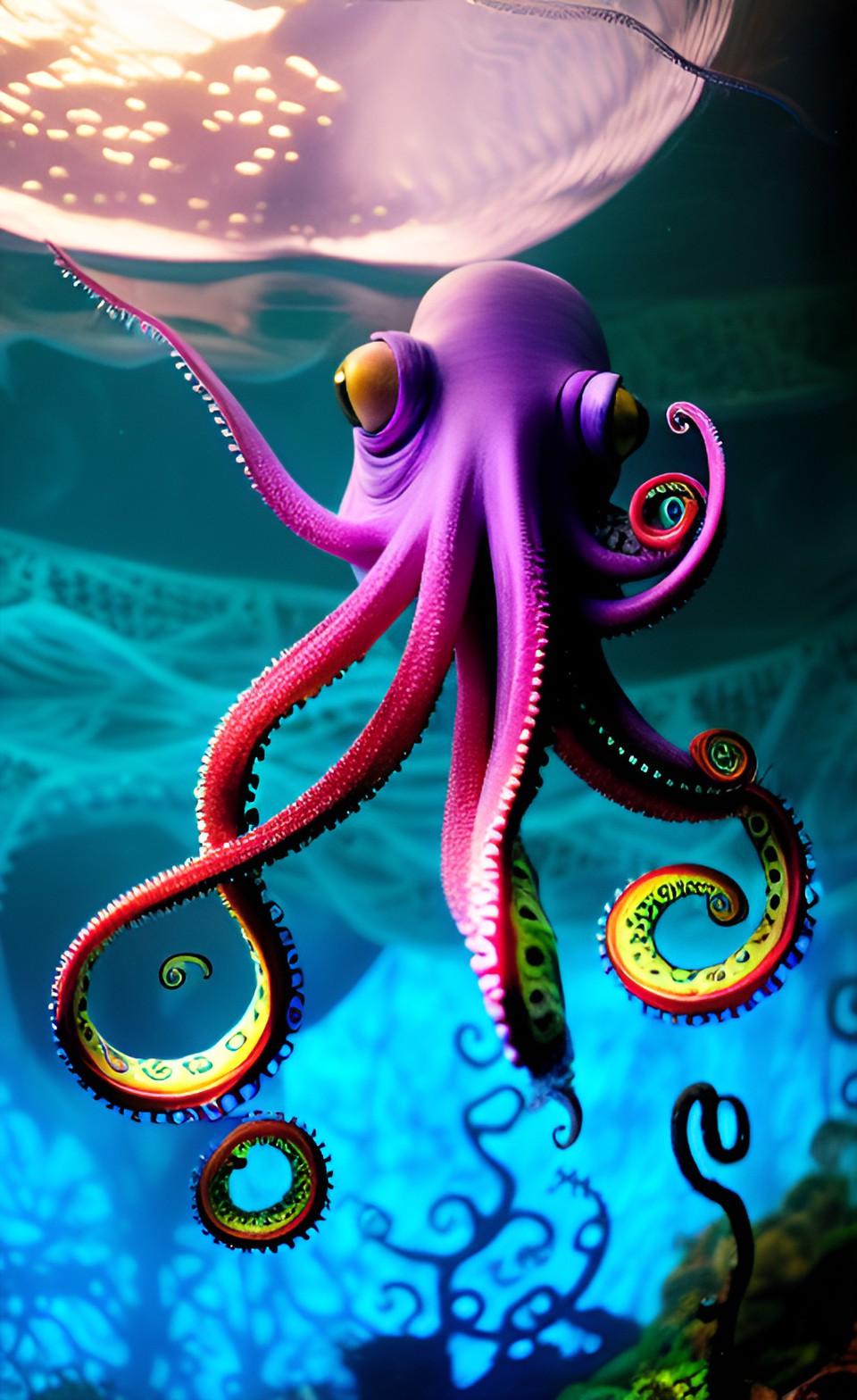 tim burton octopus preview