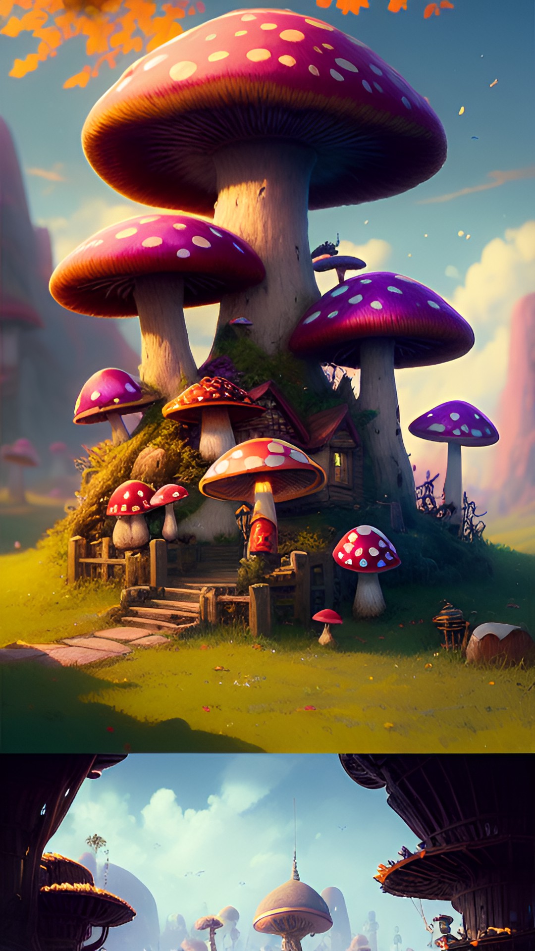 Mushroom - mushroom village preview