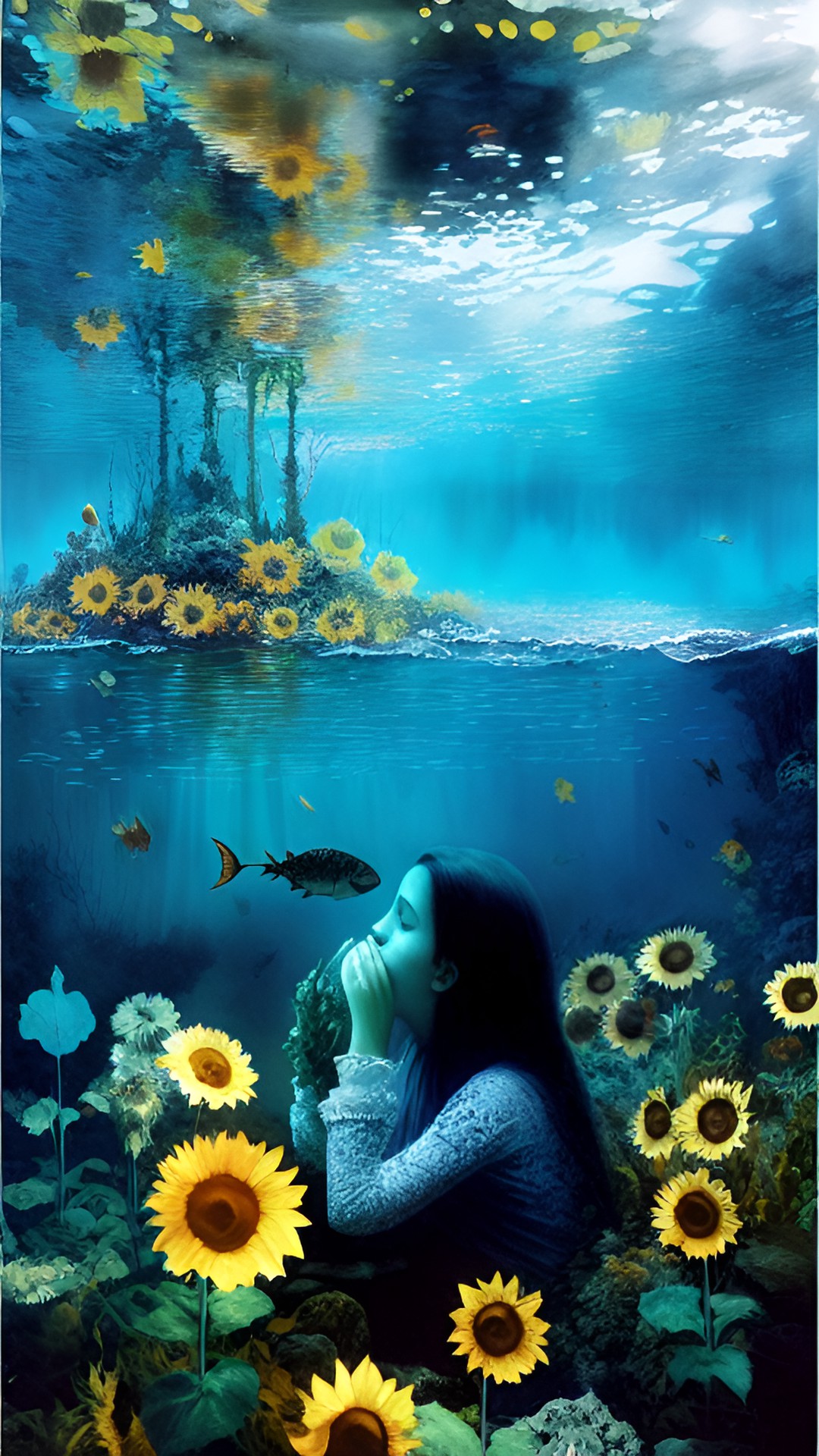 sunflower underwater preview