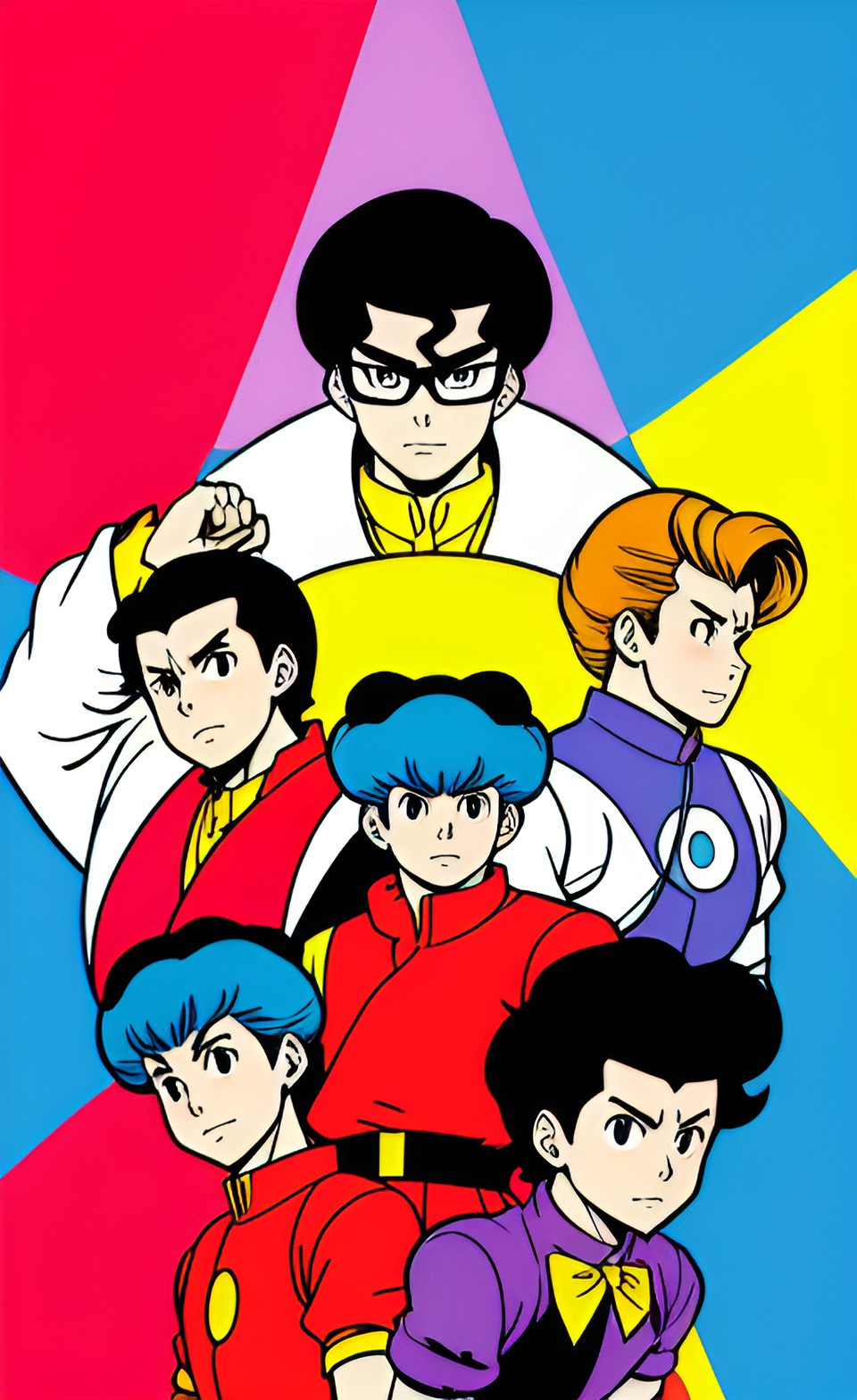 jojolites, in the style of osamu tezuka, 80's/90's retro manga cartoon illustration preview