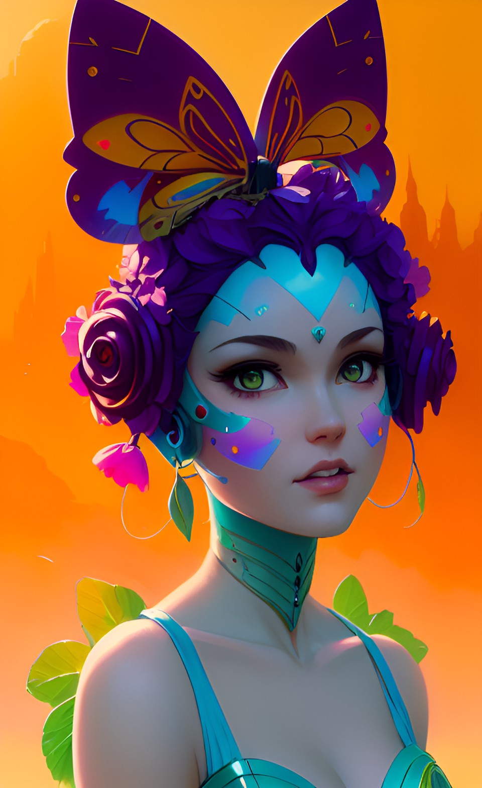 robotic fairy goddess preview