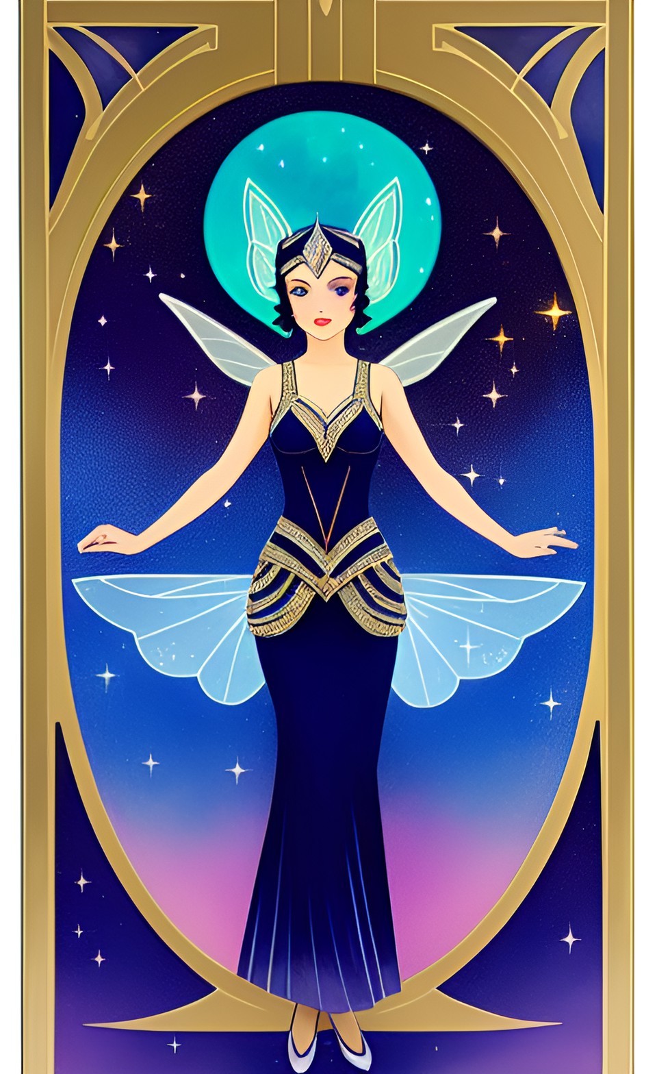 art deco starlight fairy preview