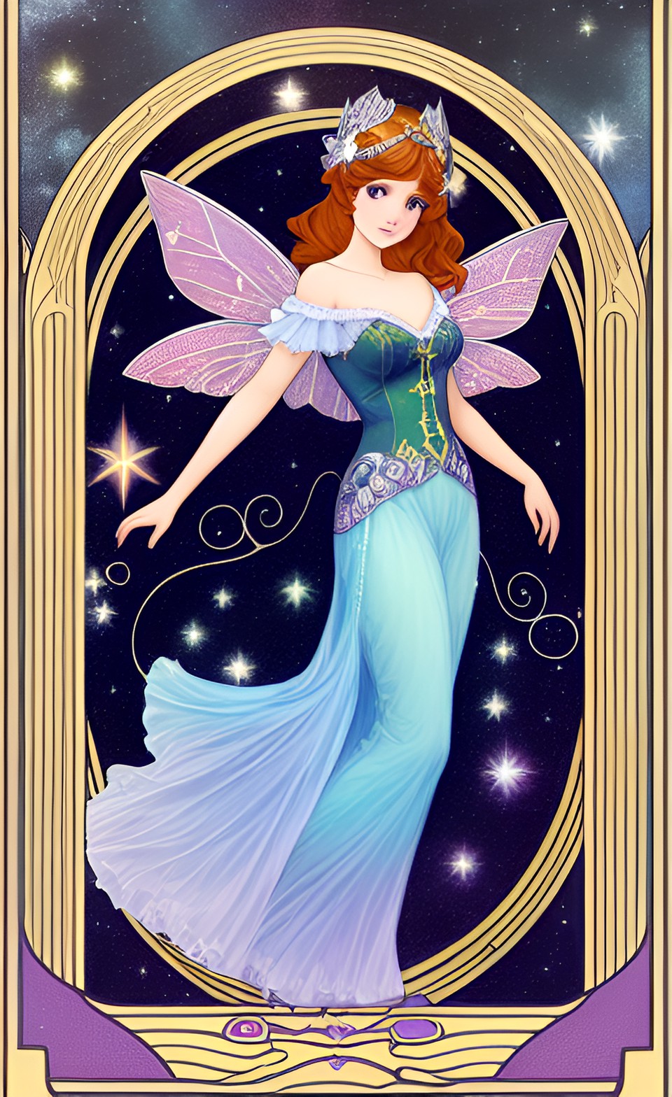 art nouveau starlight fairy preview