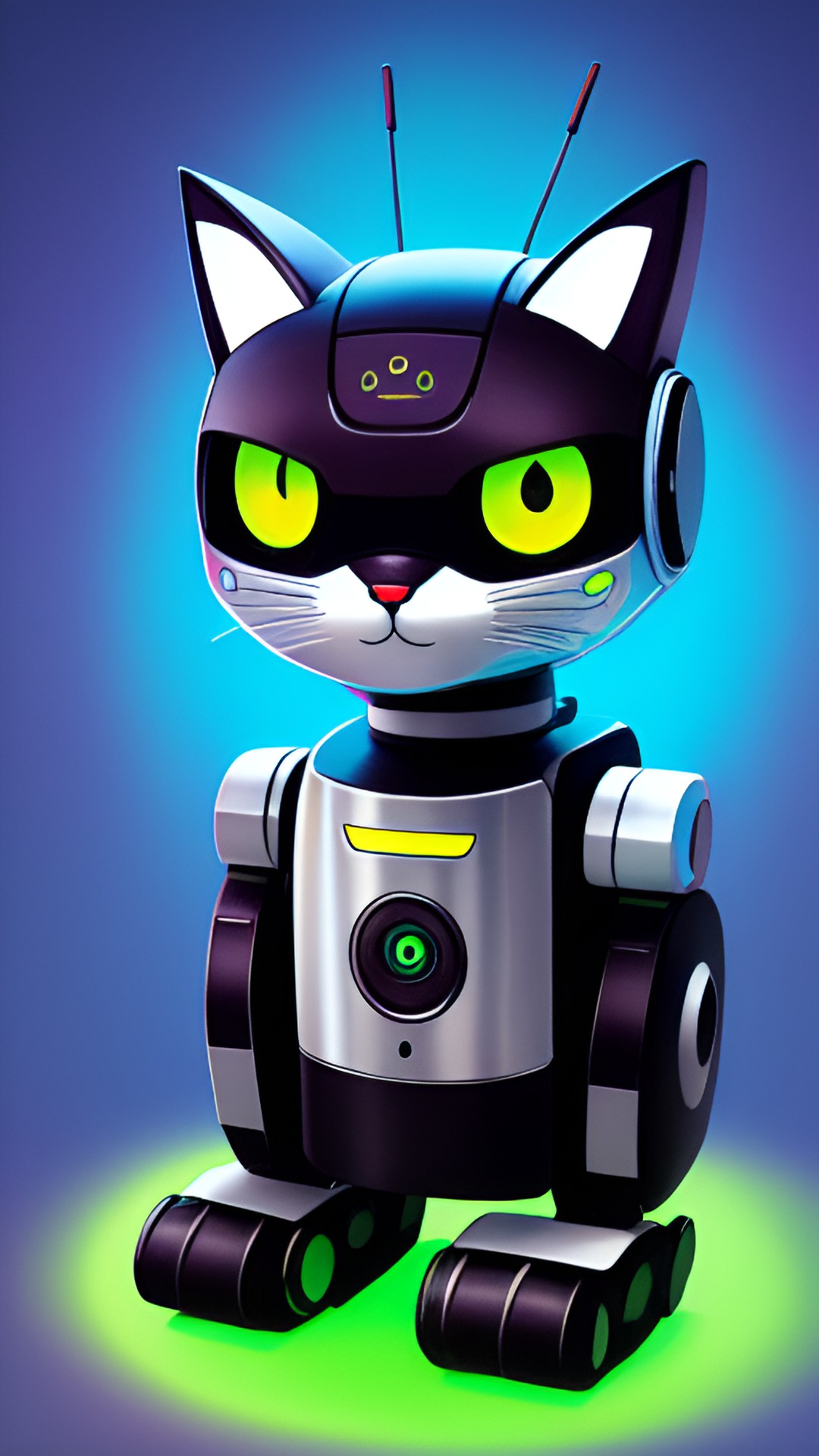 robot cat preview