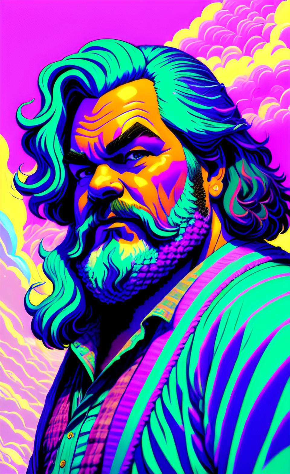 jack black portraying gandalf the high preview