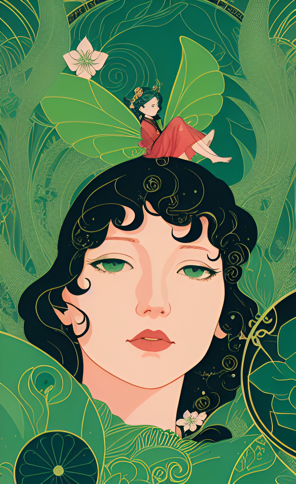 art nouveau fairy preview