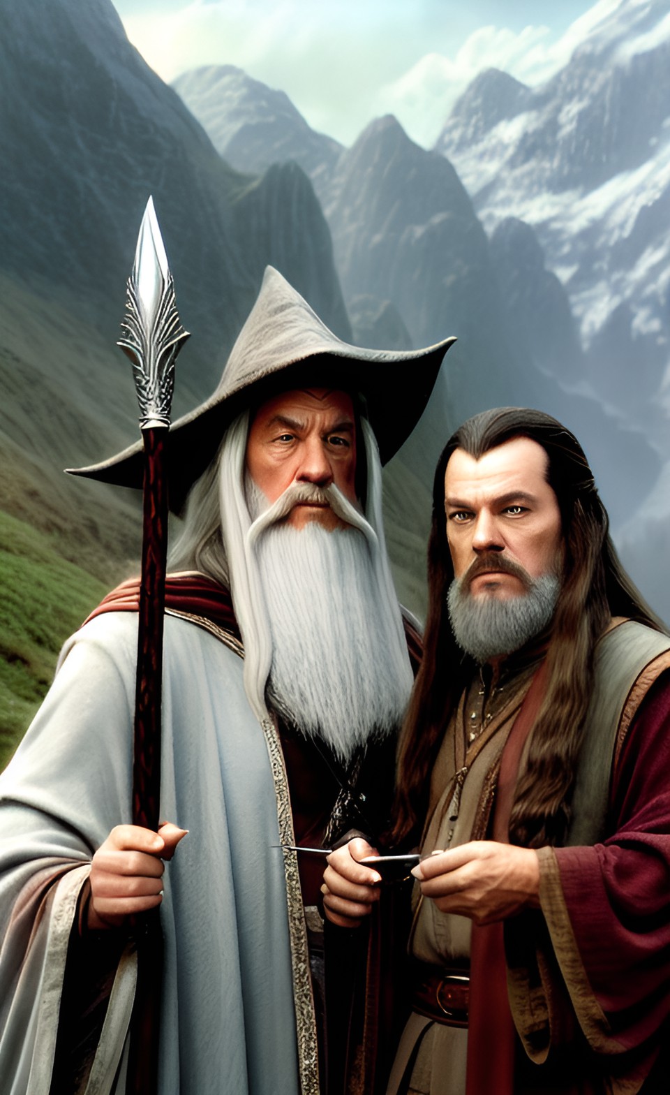 gandalf and elrond preview