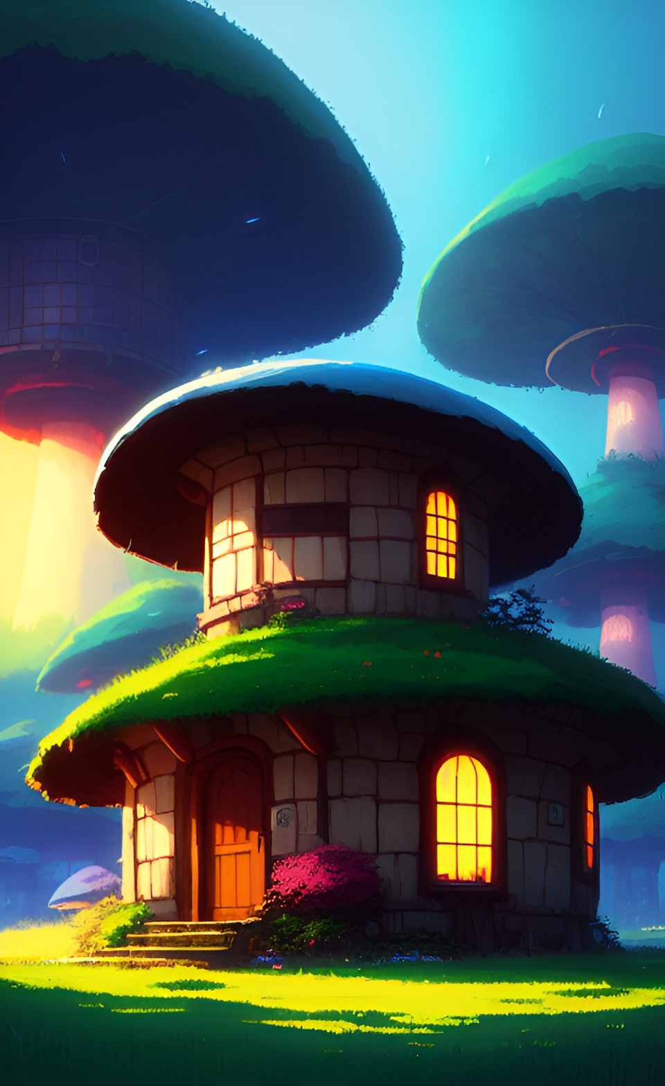 mushroom house preview