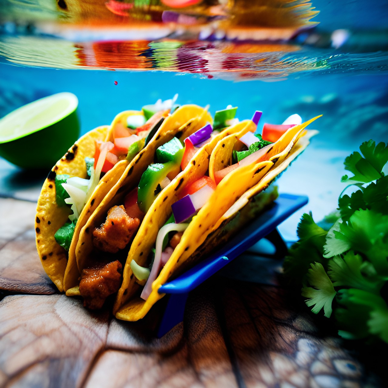 underwater tacos - tacos underwater preview