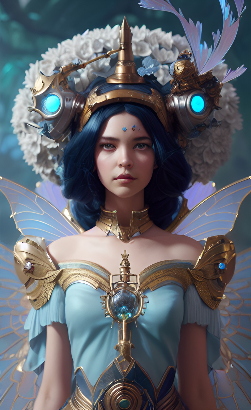 robotic fairy goddess preview