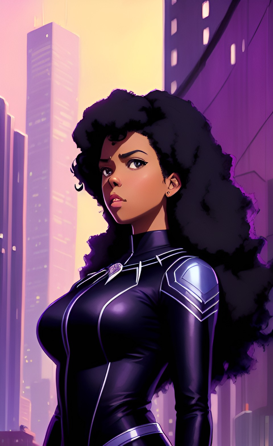 rosa diaz wears the black panther suit preview