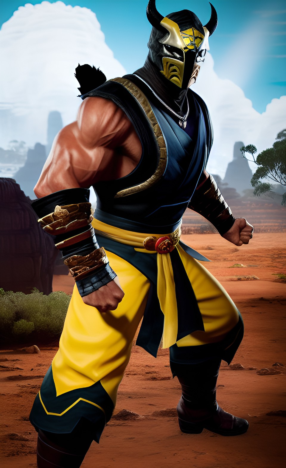 australia as a mortal kombat fighter preview