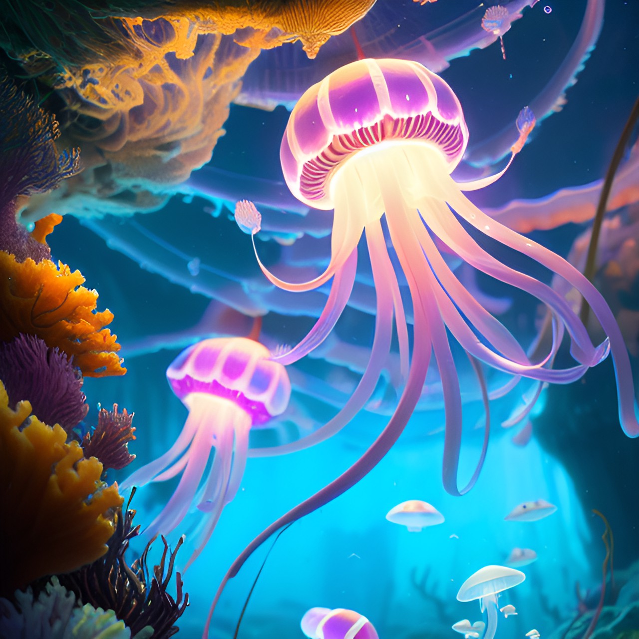 Jellyfish - jellyfish in the ocean preview