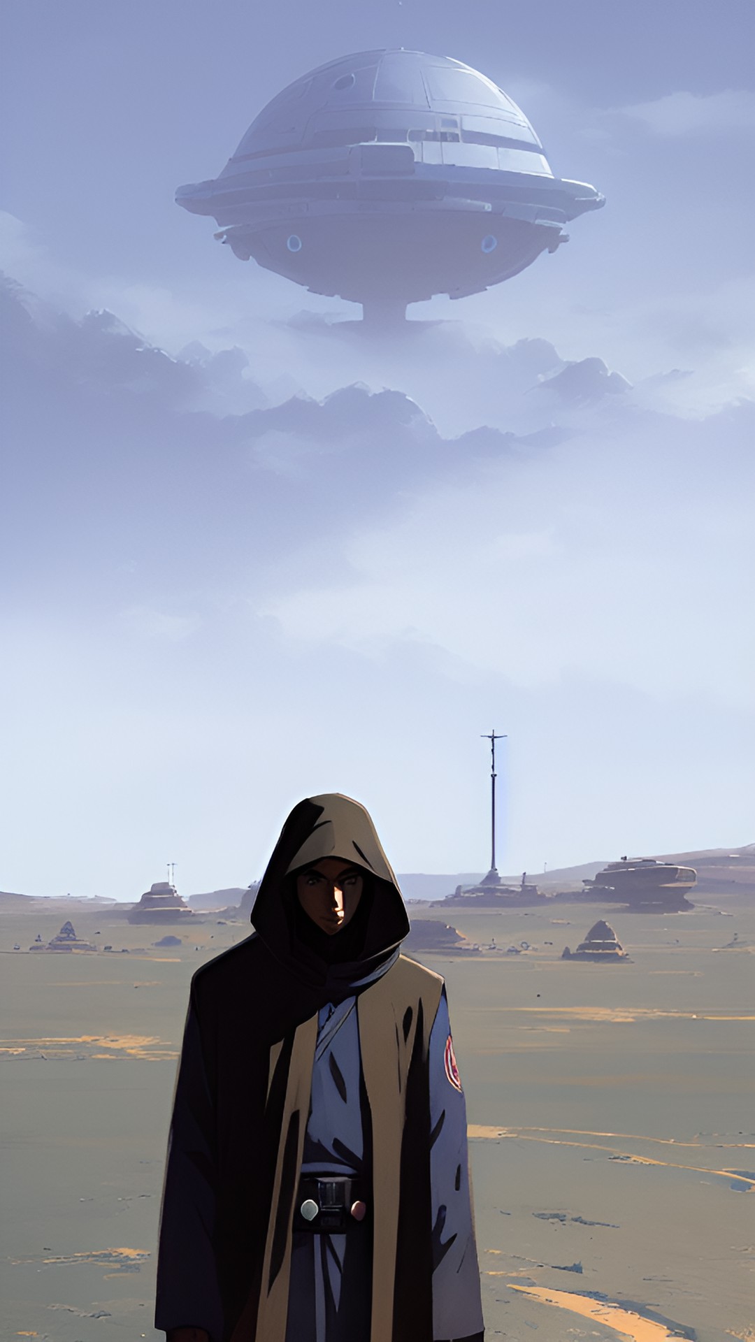 a mysterious jedi on a barren planet preview