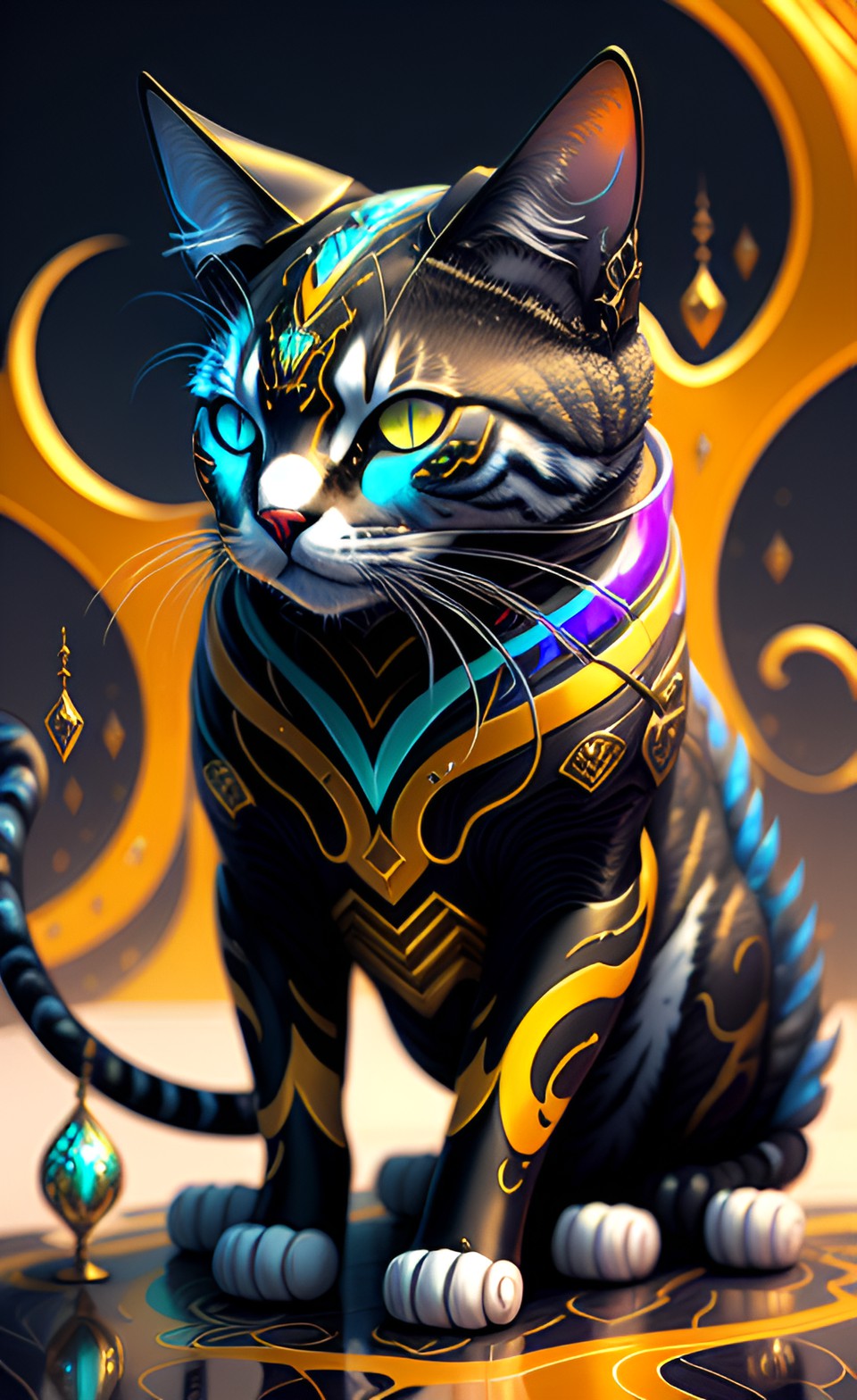 cyberpunk cat preview