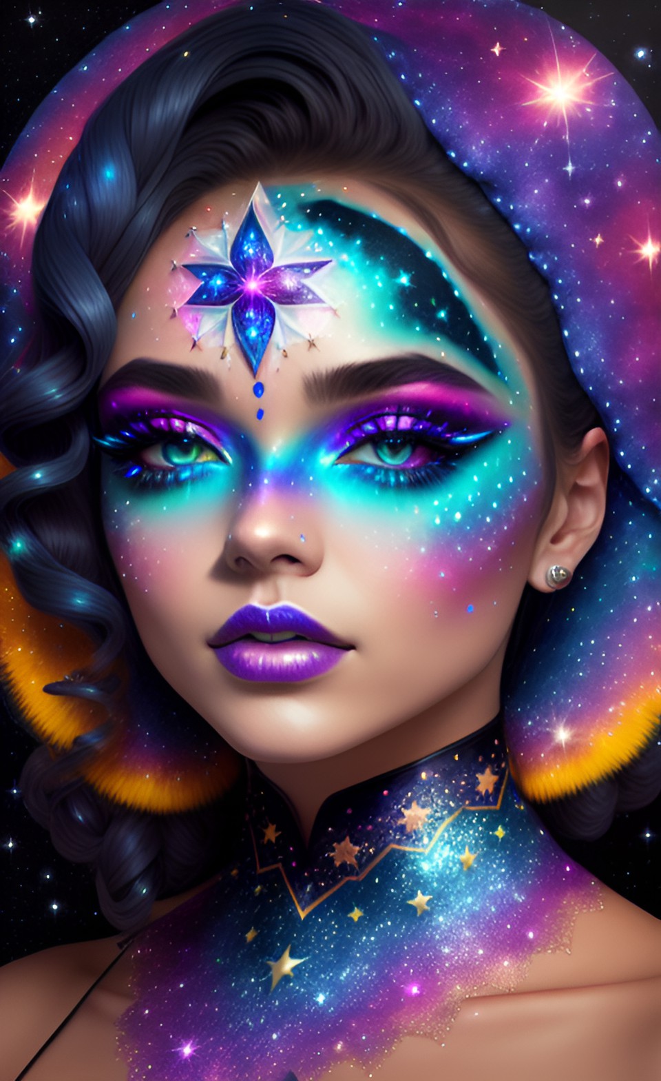 again - cosmic makeup preview