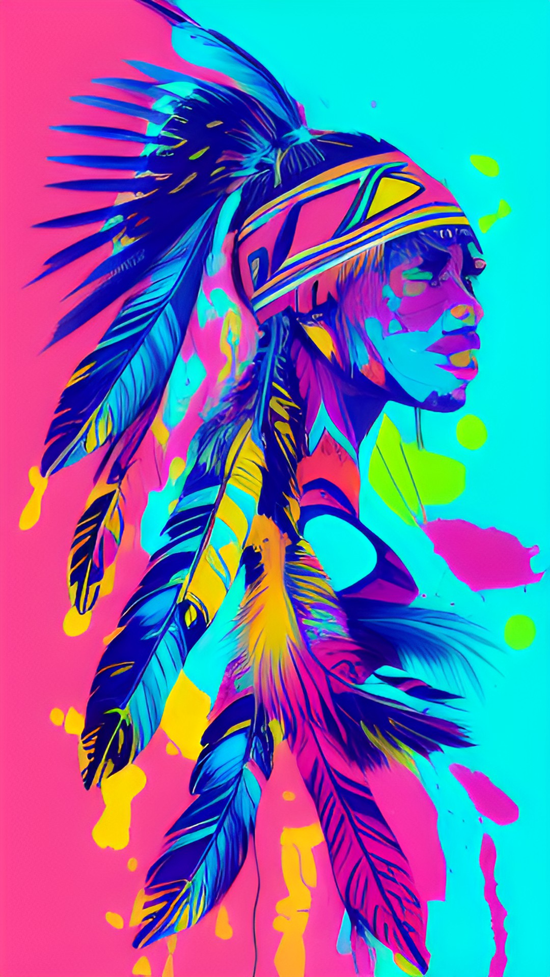 neon native american preview