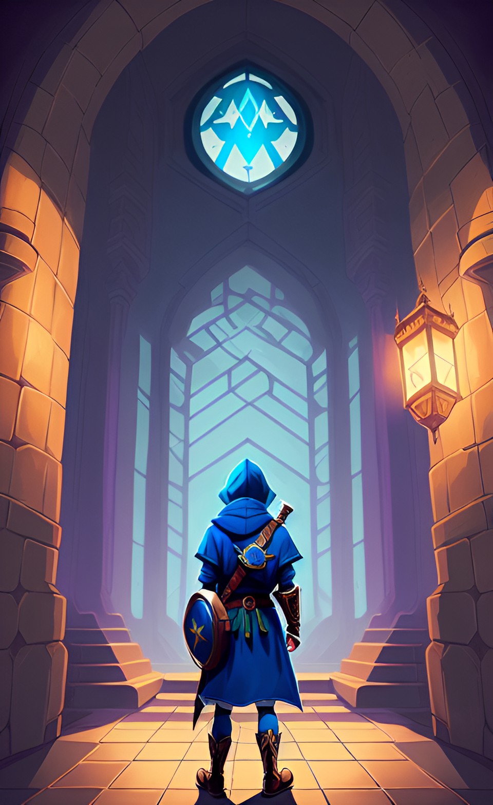 Blue Hoodie Hyrulian - link from the legend of zelda, wearing a dark blue hoodie preview