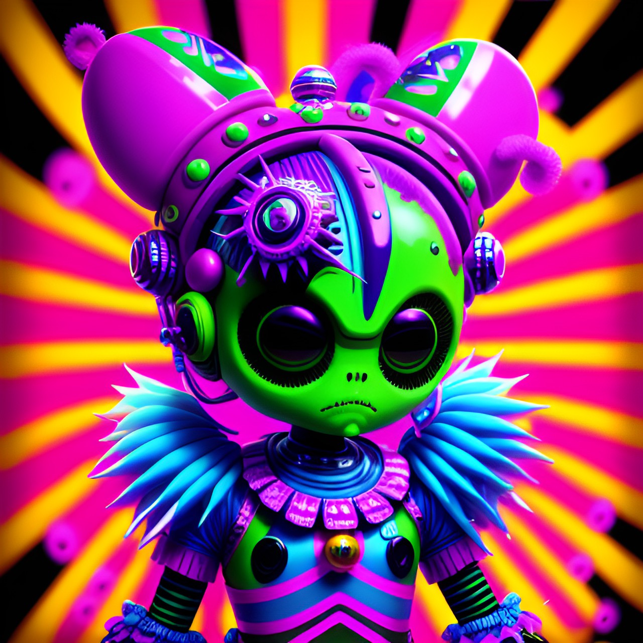 alien candy dance punk rave preview