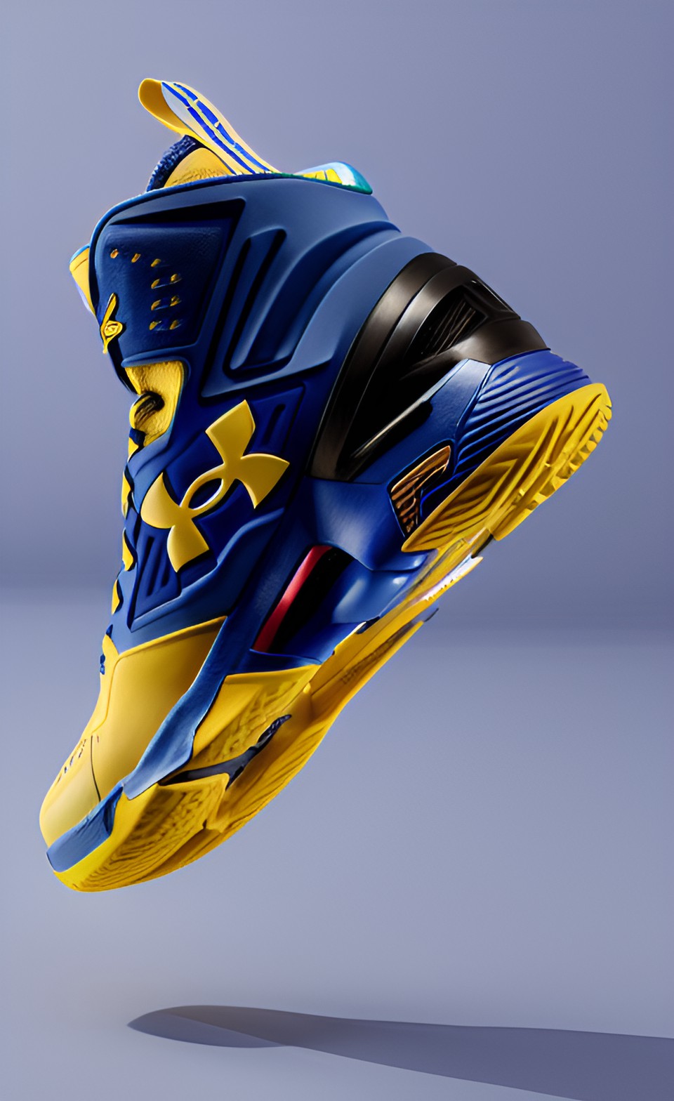 Under Armour Steph Curry x Fendi "Blue Denim" - создайте изображение коллаборации under armour steph curry x fendi "blue denim" preview