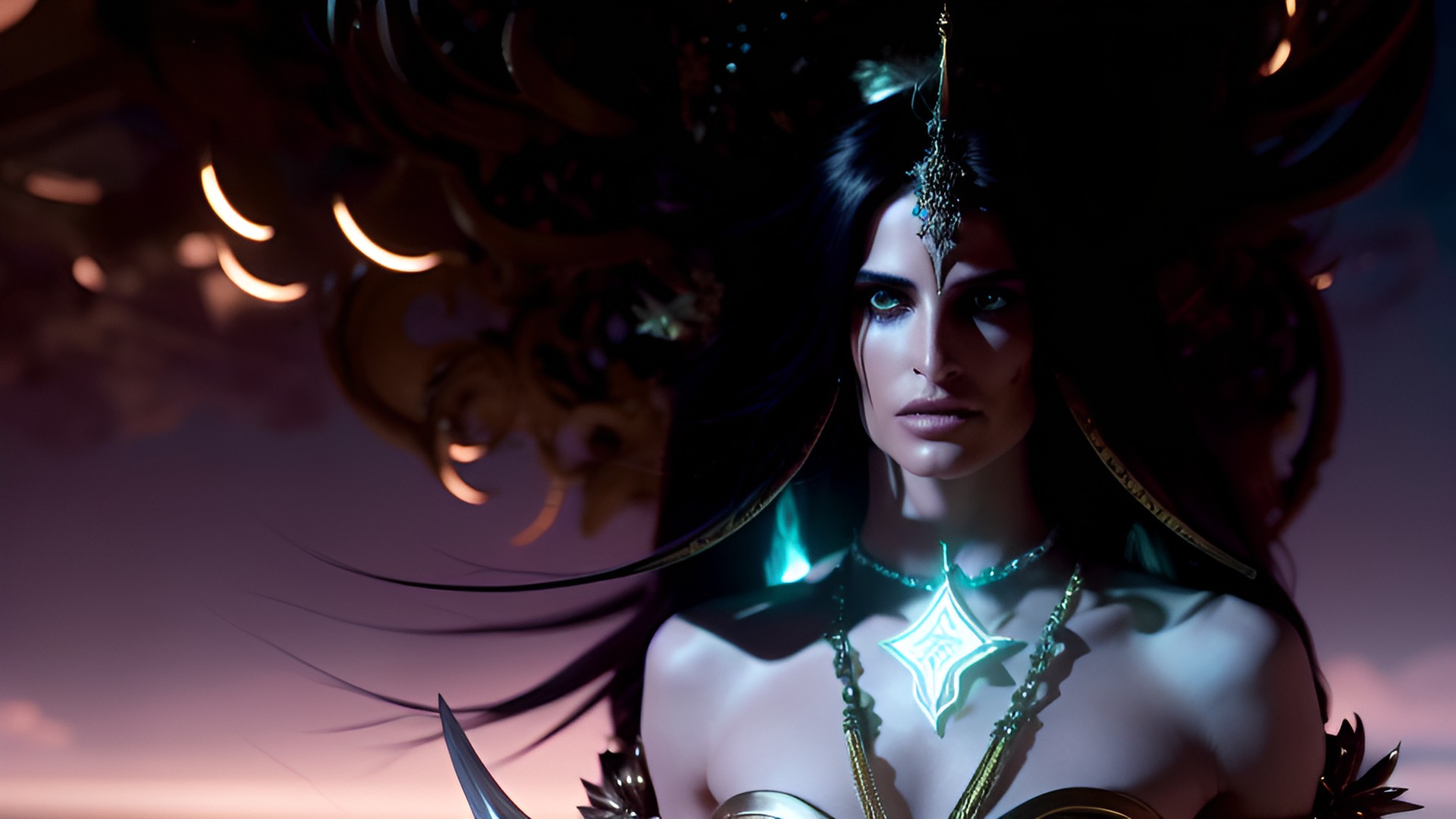 Goddess of Chaos - izabel goulart as the goddess of chaos from sinbad preview