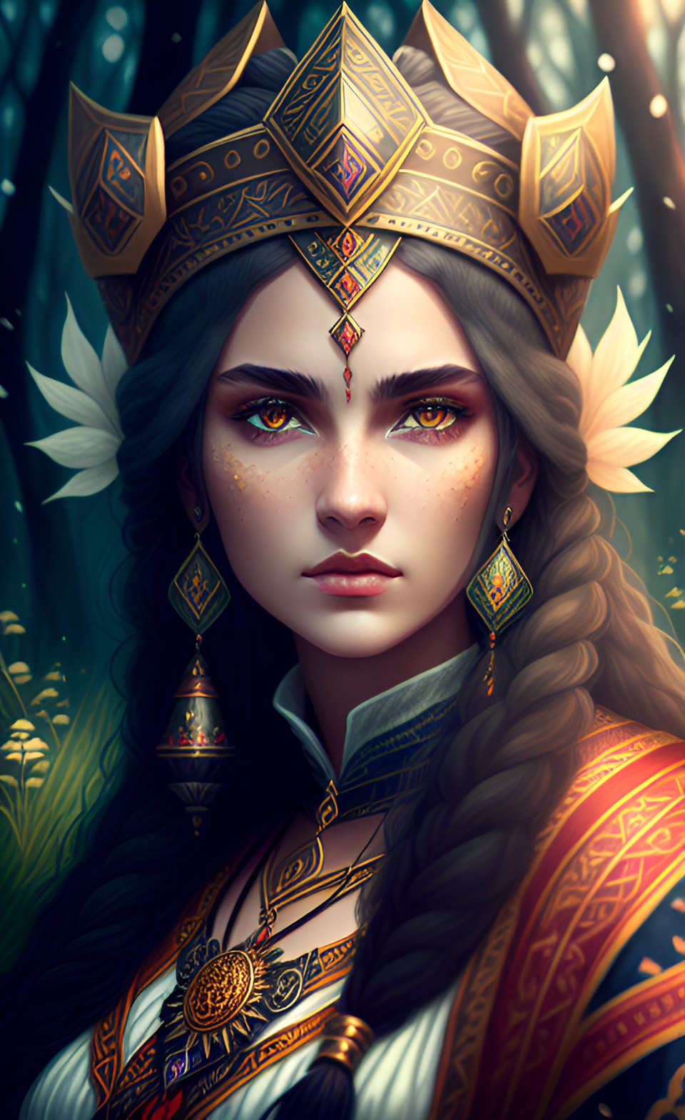 Lada, Slavic goddess - women looks like slavic-pagan goddess lada, hd, sharp focus, fantasy, mythological preview