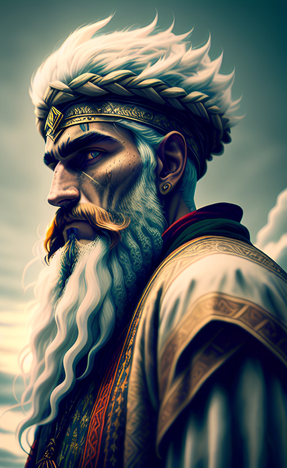 Slavic god Dadjbog - man looks like slavic-pagan god dadjbog, hd, sharp focus, fantasy, mythological preview