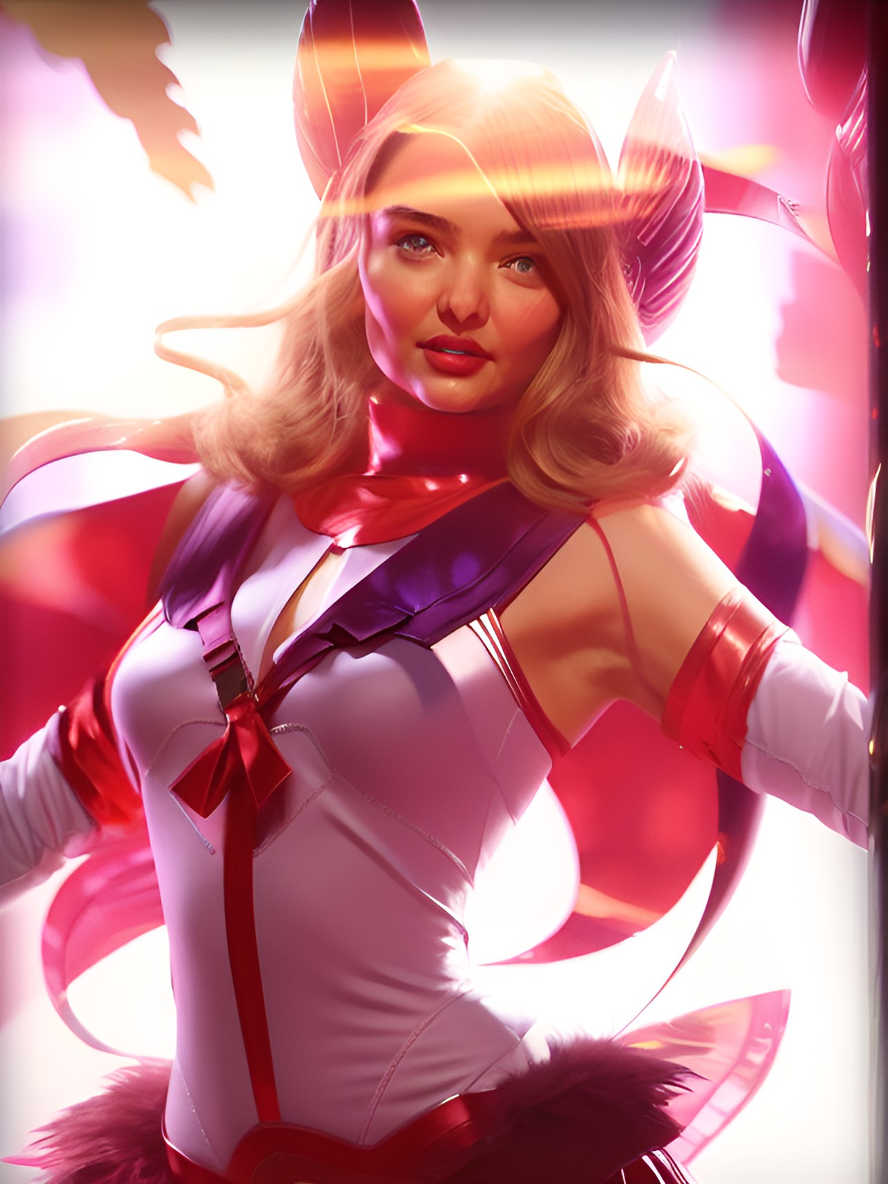 Ahri - miranda kerr posing in the victoria’s secret fashion show preview