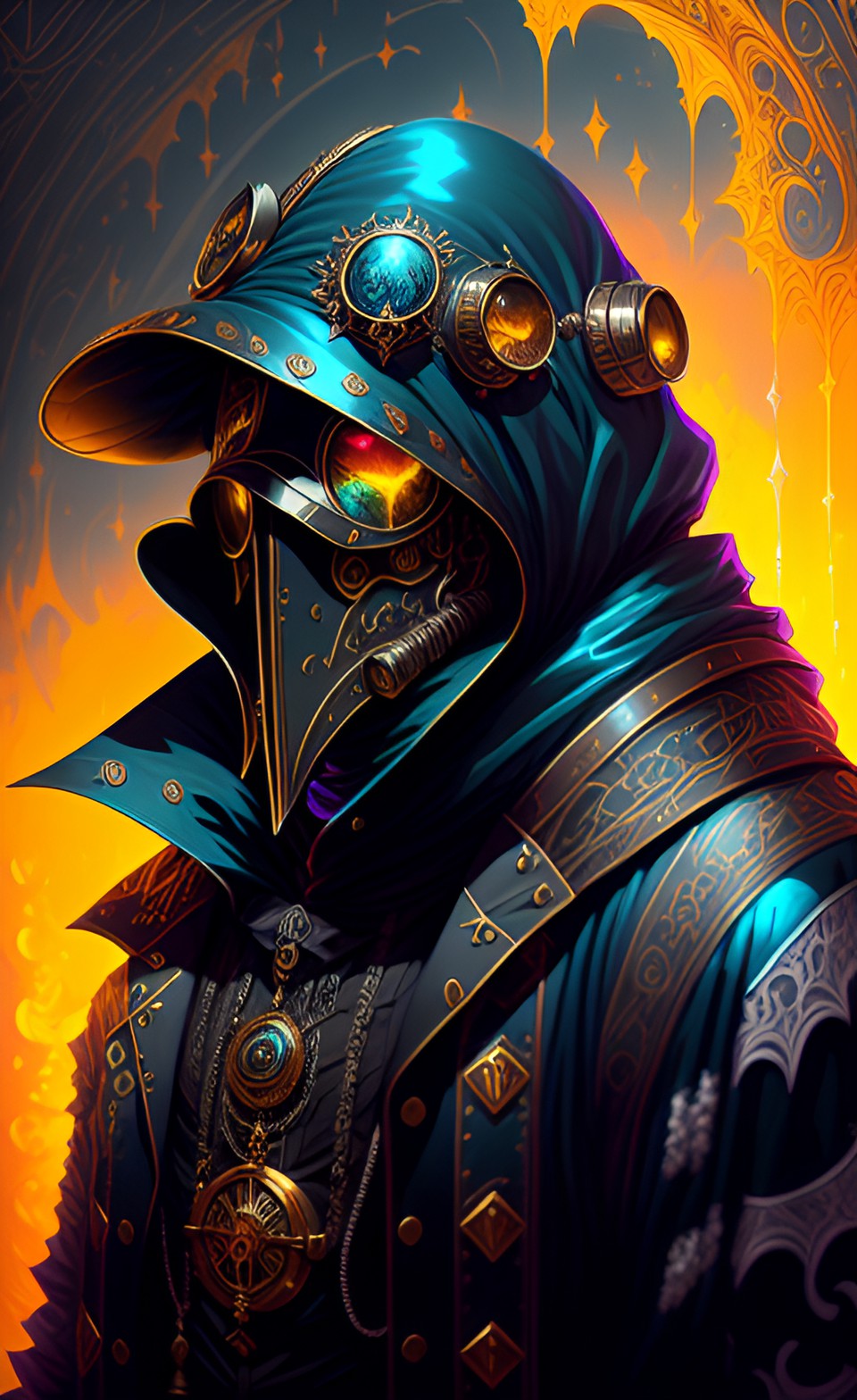 steampunk plague doctor preview