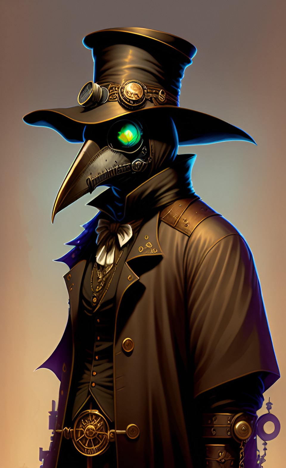 steampunk plague doctor preview