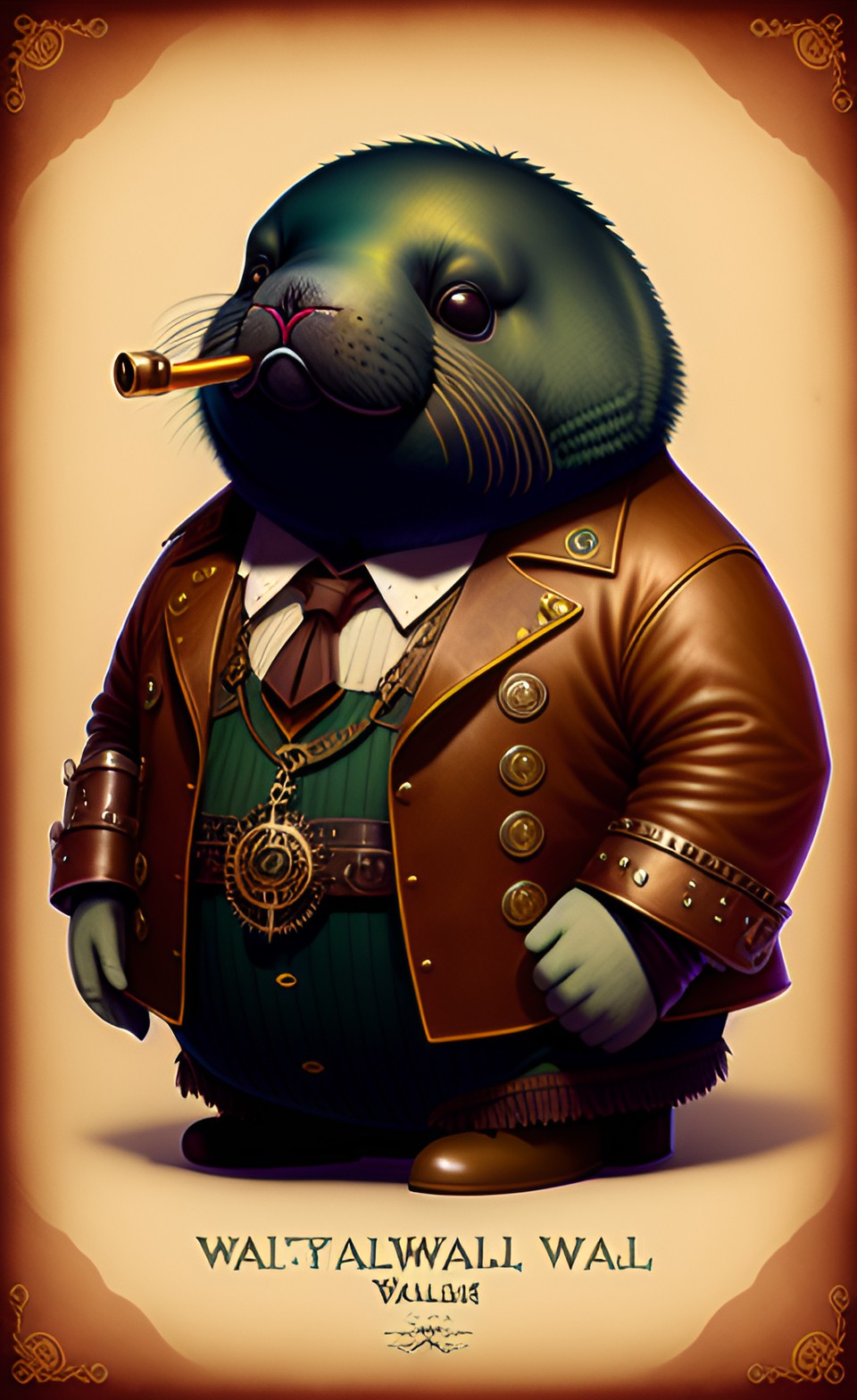 steampunk walrus preview