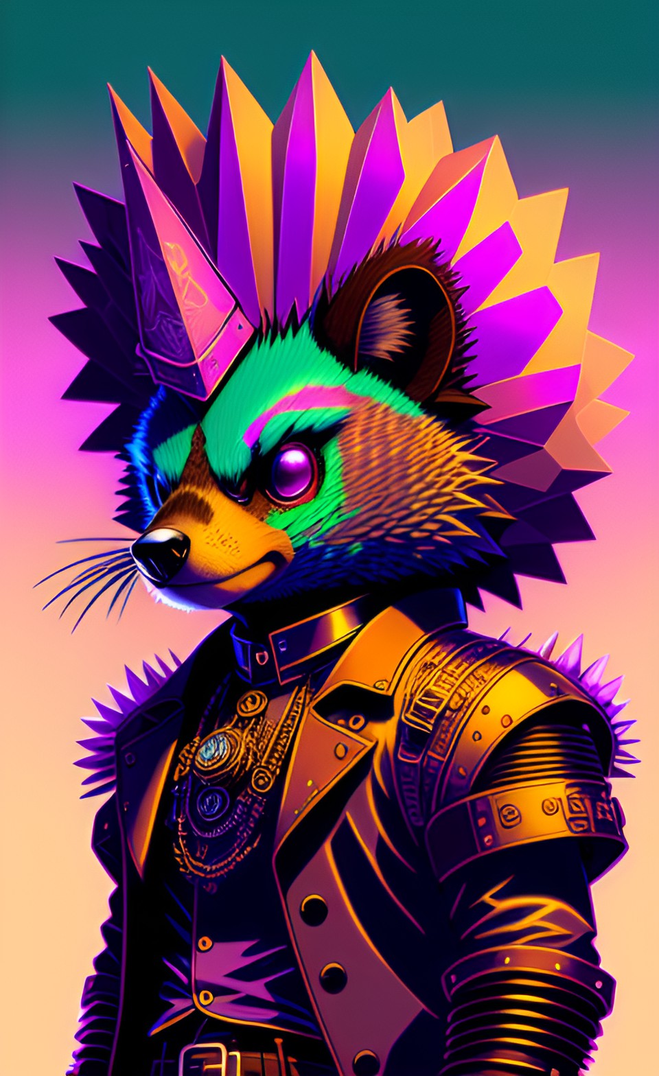 steampunk porcupine preview