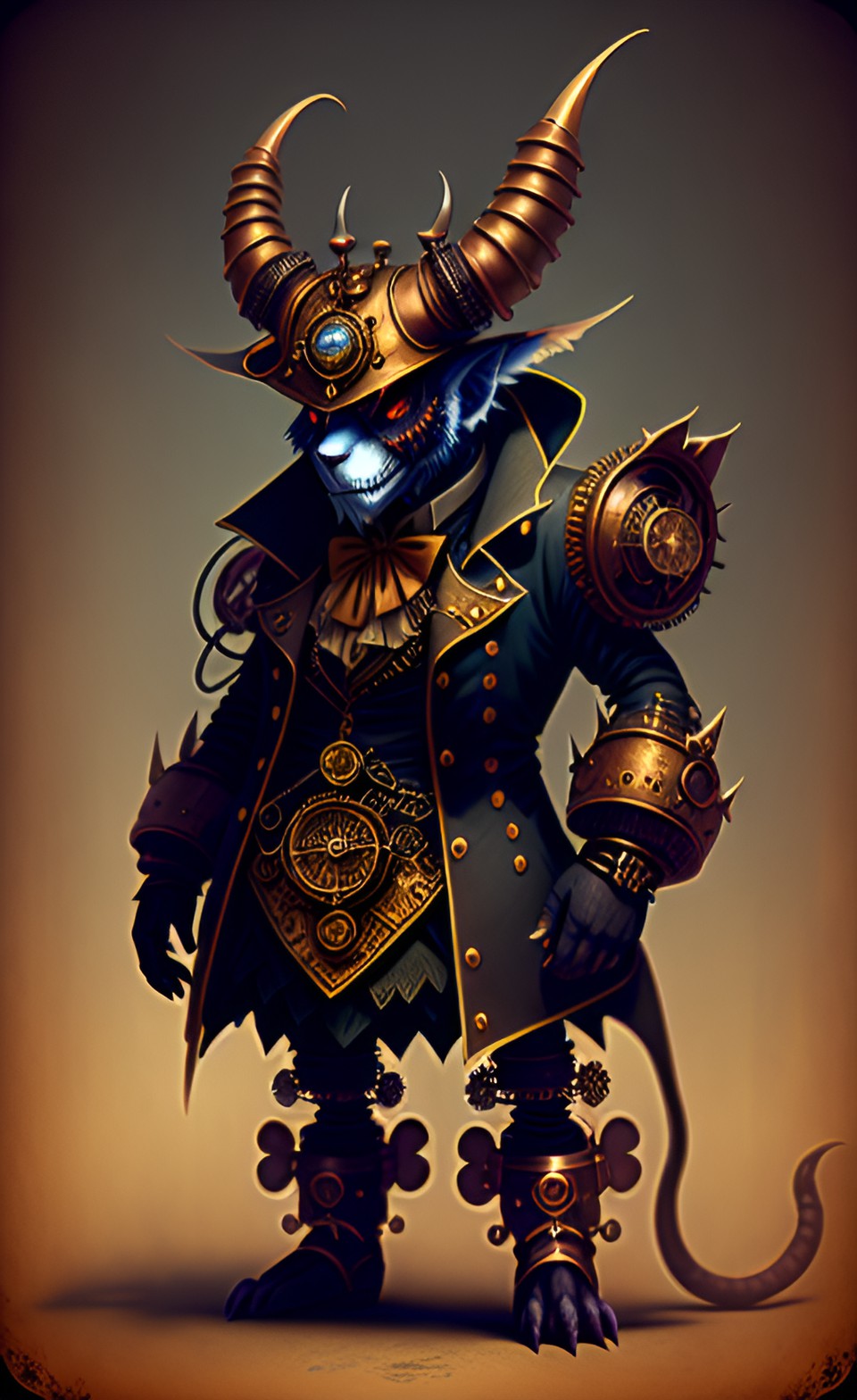 steampunk demon preview