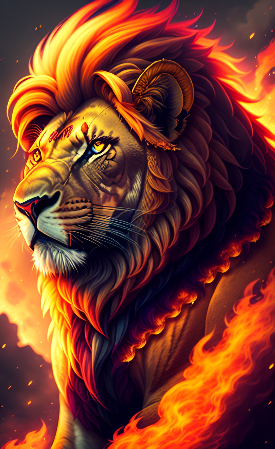 fire lion preview