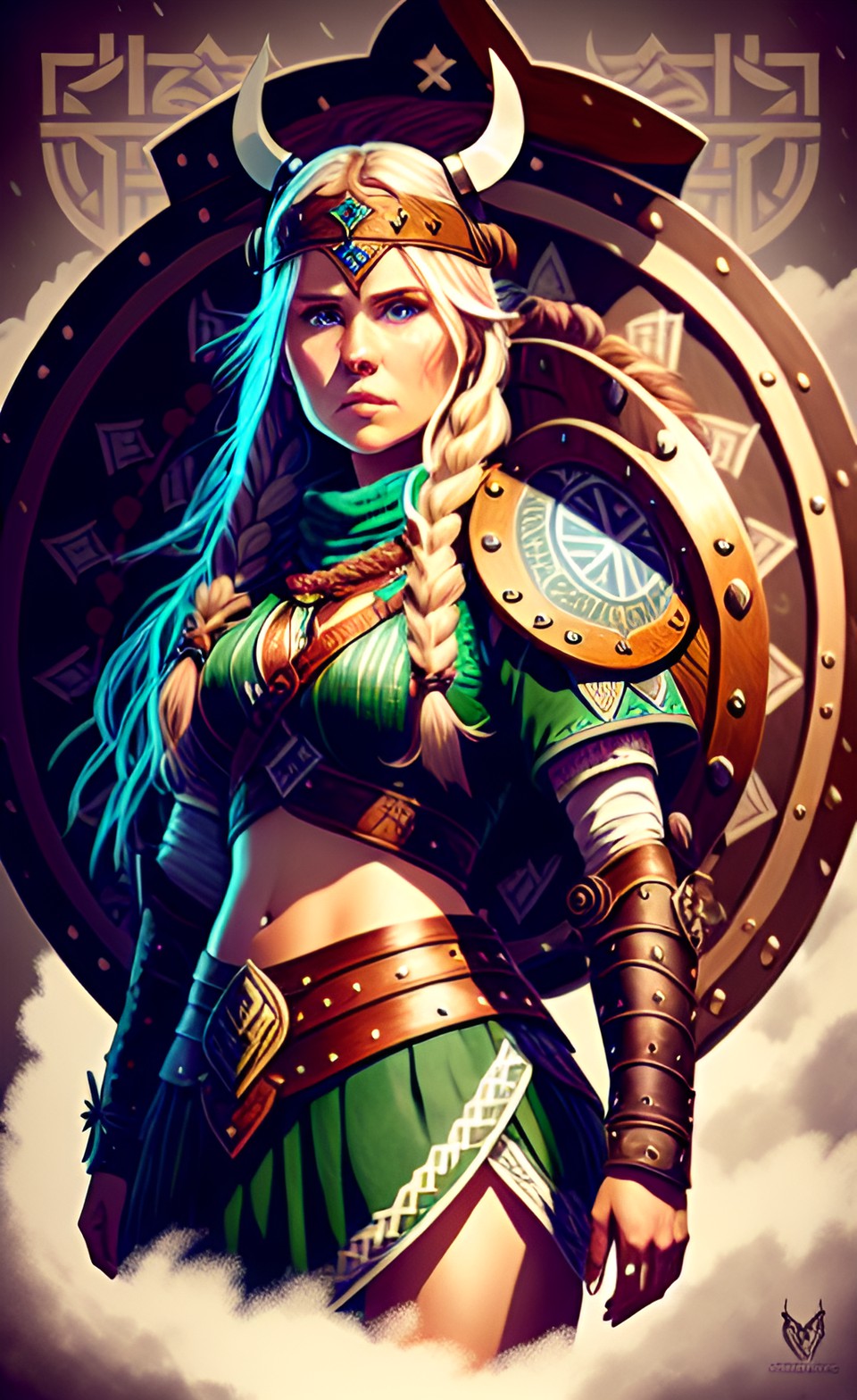 viking shield maiden preview