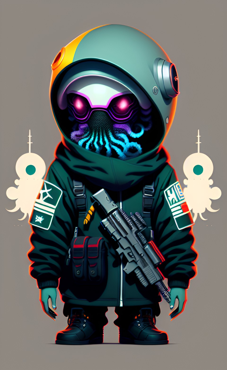 little guy - tech extremist squid armed and dangerous preview