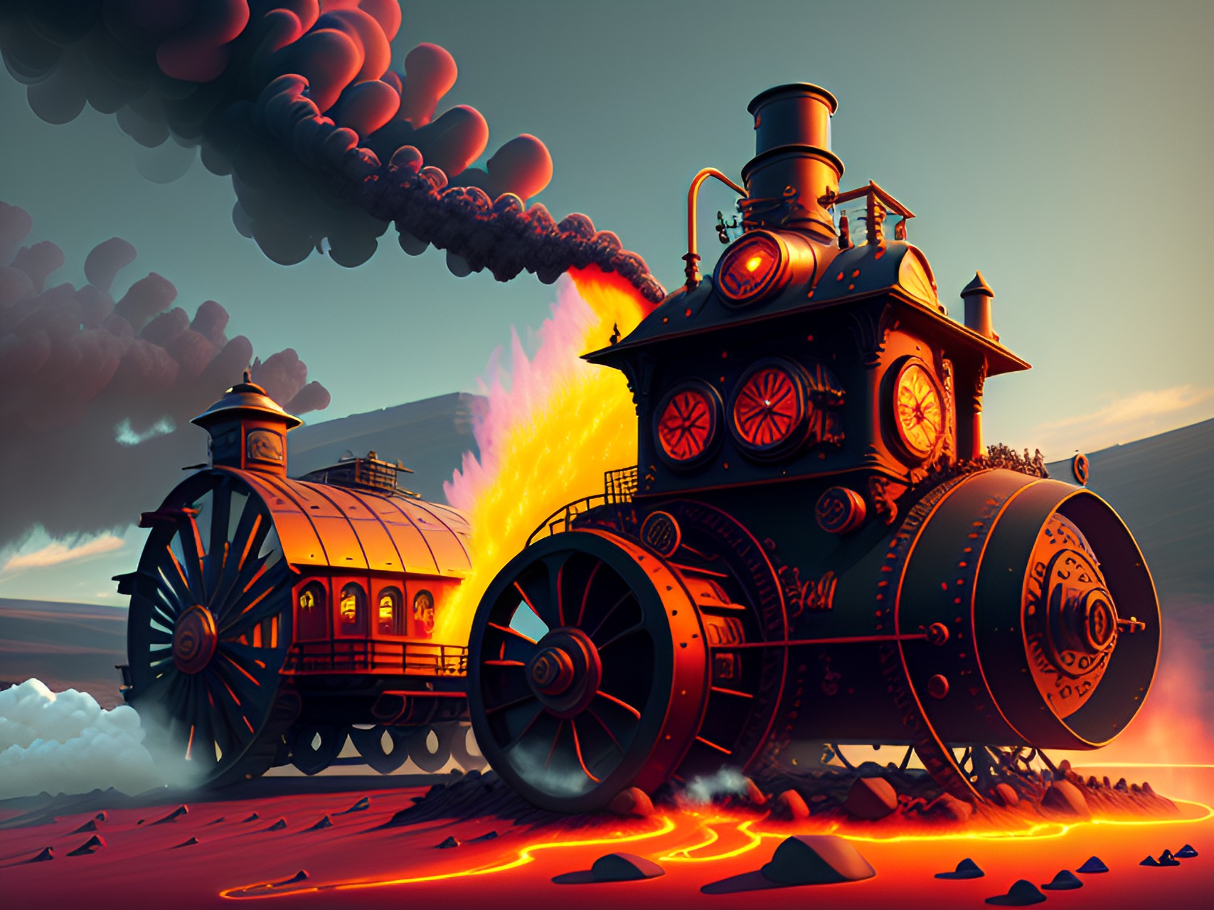 lava steam engine preview